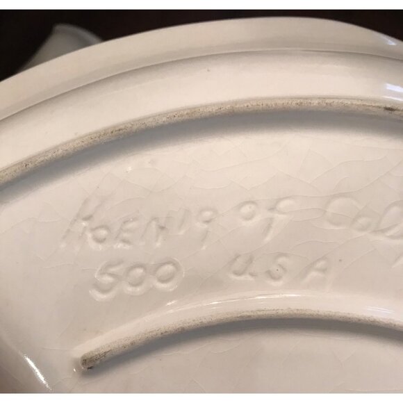 Vintage MCM HOENIG of California Three Piece Nesting Serving Platter | Charcuter - Picture 15 of 16